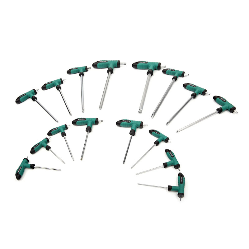 Mannesmann 16 Piezas T-grip Allen - Torx - 18190 | HouseMovilSur