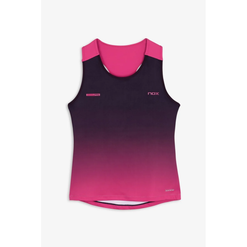 CAMISETA TIRANTES MUJER PRO BLACKBERRY ROSE DEGRADED