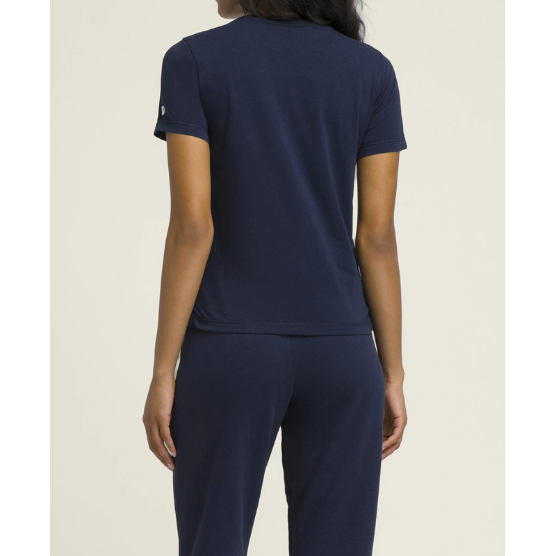 Wilson  Camiseta azul marina Team para mujer.