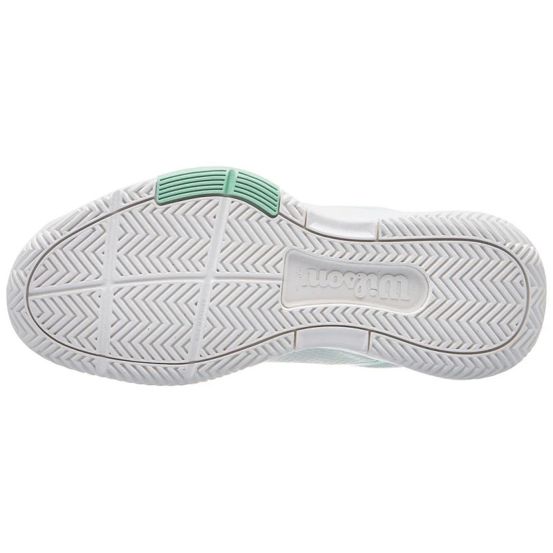 Wilson Zapatillas Mujer Courtglide Womens Blanco/Verde agua