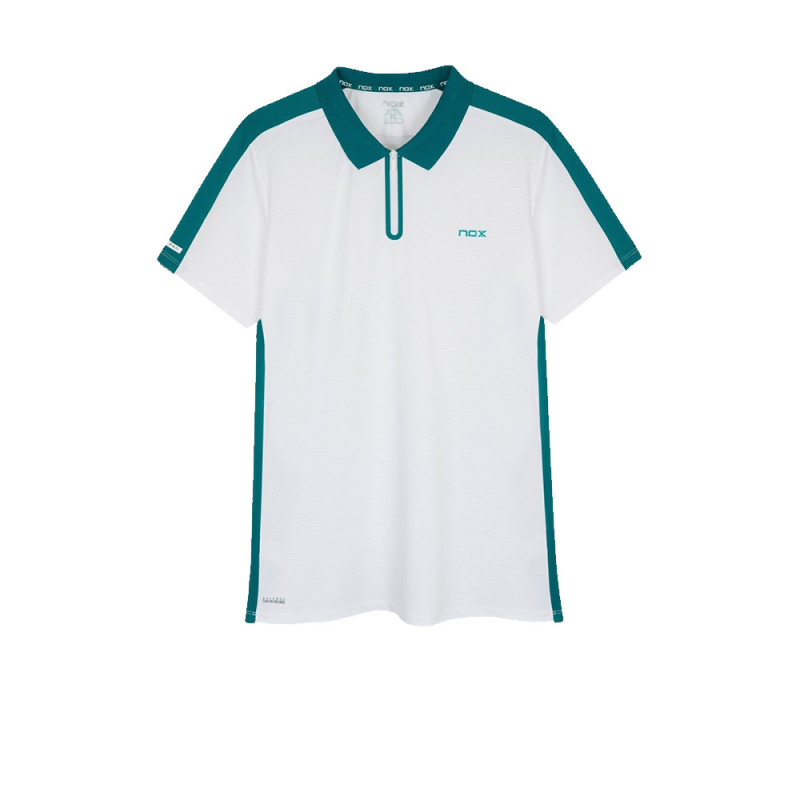 Nox Polo hombre Pro ivy Blanco Verde