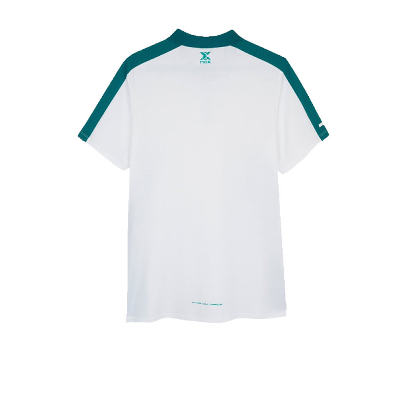 Nox POLO HOMBRE PRO BLANCO/IVY VERDE
