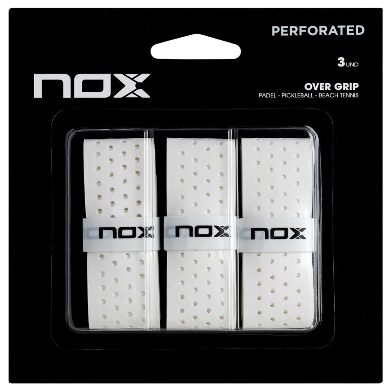 Nox Caja de 3 Blister Overgrips Perforado Pro Unidades