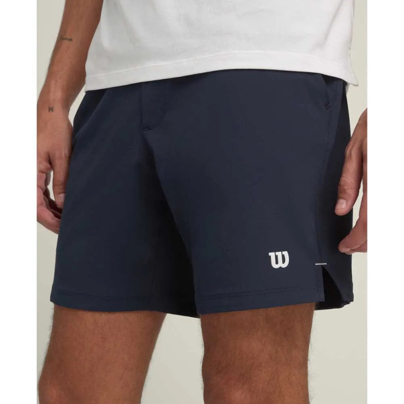 Wilson Pantalones cortos Team 7" de Hombre Azul Marino