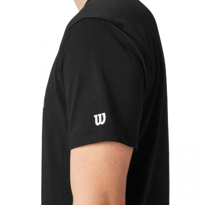 Wilson Camiseta Team de Hombre Negro