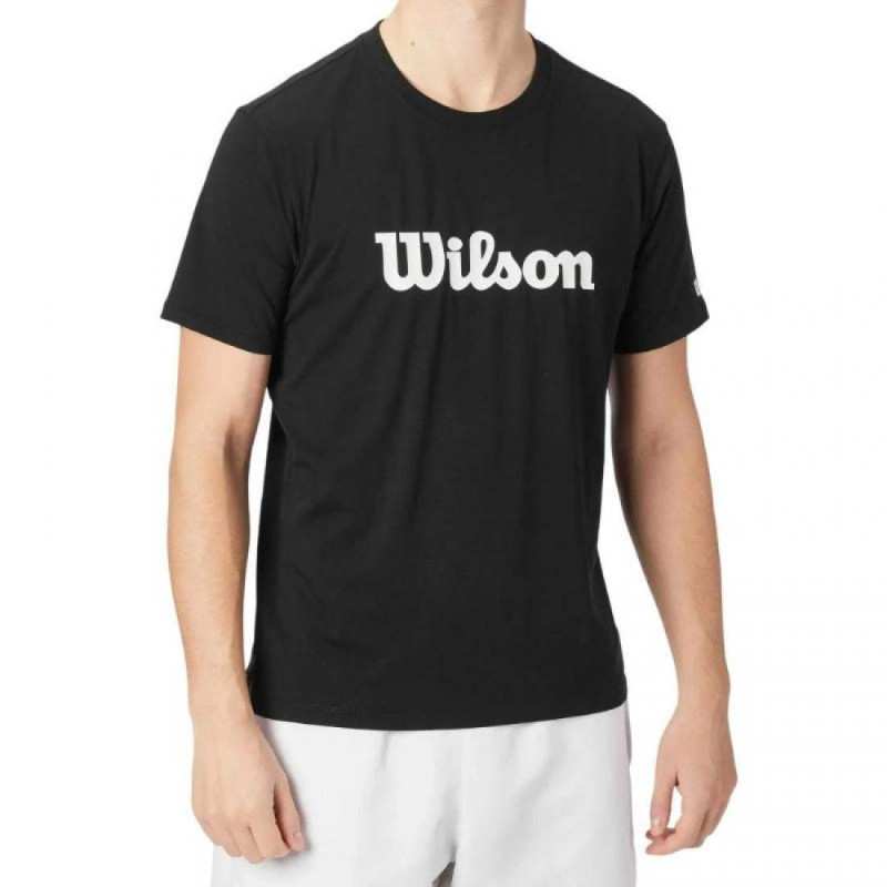 Wilson Camiseta Team de Hombre Negro