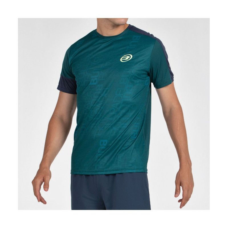 Bullpadel Camiseta hombre - LEIDO VERDE OSCURO