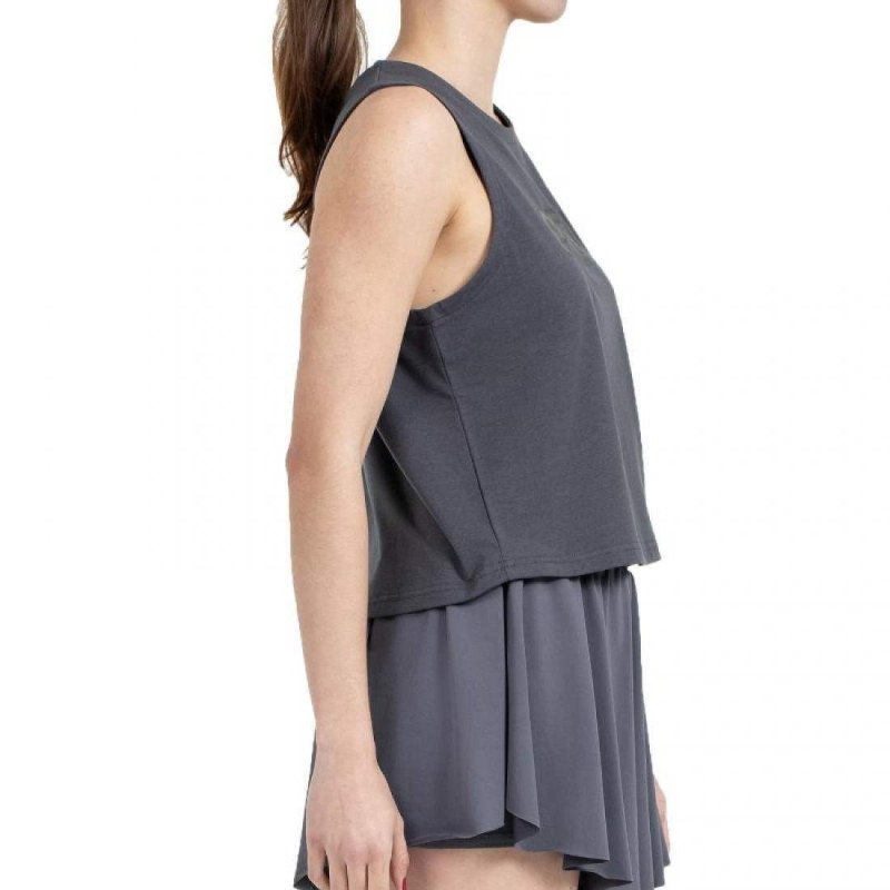 Bullpadel Camiseta Mujer Ventos Antracita | HouseMovilSur