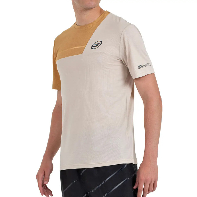 Bullpadel CAMISETA CACIN BEIGE VIGORE