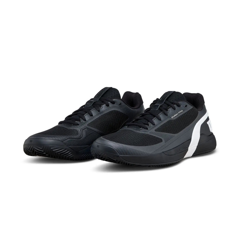 WILSON RUSH PRO 5 CLAY  NEGRO BLANCO