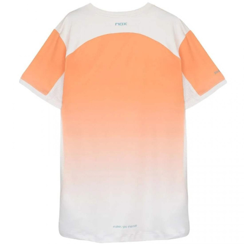 Nox CAMISETA HOMBRE PRO MOCK NARANJA DEGRADADO