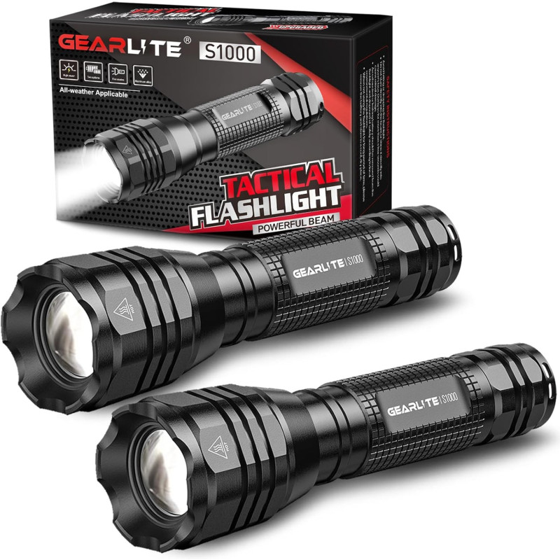 pack 2 Linterna Gearlite S1000, 13cm | HouseMovilSur