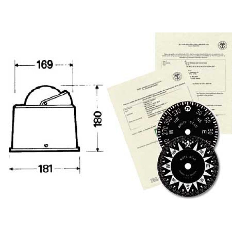 Brújula de navegación Urania Bu5 Standard -... | HouseMovilSur