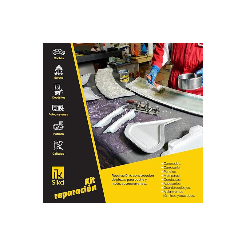 Sikd - Fibra de Vidrio y Resina de Poliéster... | HouseMovilSur