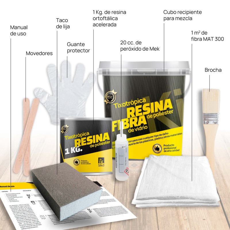Sikd - Fibra de Vidrio y Resina de Poliéster... | HouseMovilSur