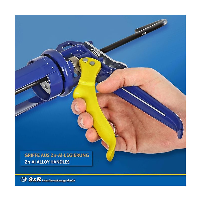 S&R Pistola de Cartuchos Silicona Profesional | HouseMovilSur