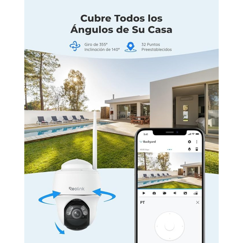 Reolink 5MP Camara Vigilancia WiFi Exterior... | HouseMovilSur