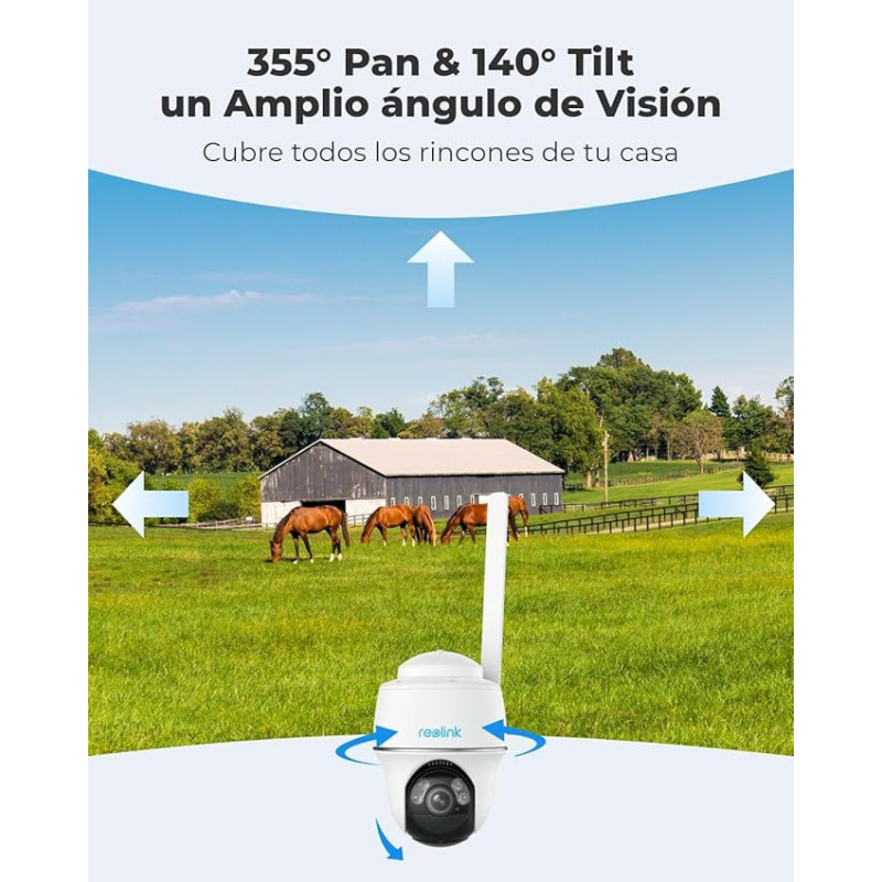 Reolink 3G/4G LTE Camara Vigilancia Exterior... | HouseMovilSur