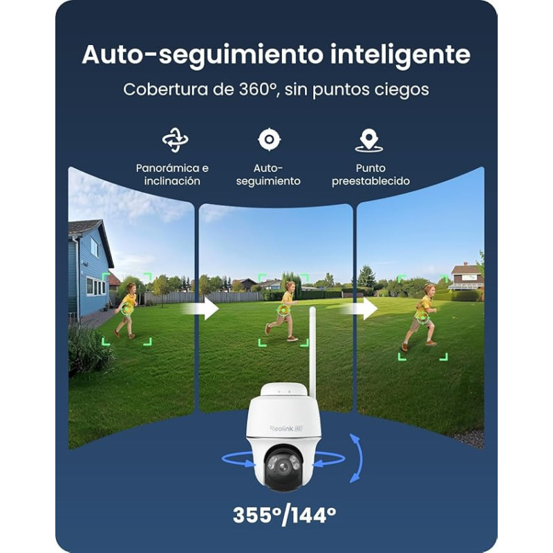 Reolink 4K 360° PT Camara Vigilancia WiFi... | HouseMovilSur