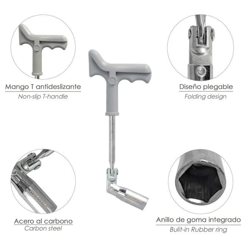 Llave de bujía, Universal 14mm | HouseMovilSur