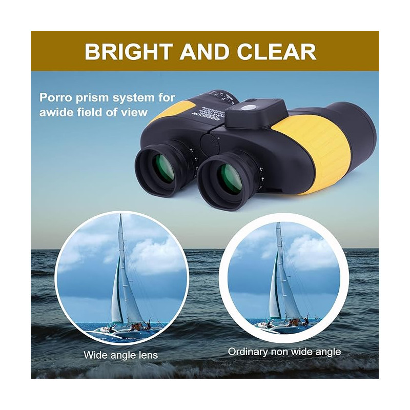 Prismáticos Marinos 10×50 Impermeables con... | HouseMovilSur
