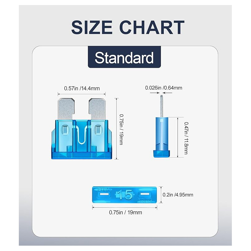 Jorest Caja de fusible variado 120 Standard Size | HouseMovilSur